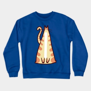 Triangle Tabby Cat Crewneck Sweatshirt